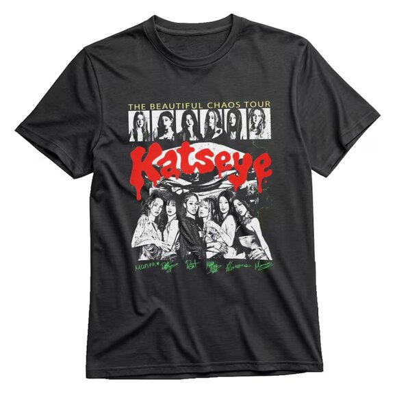 Melissa M Tops - Katseye The Beautiful Chaos Tour Shirt 2026 262
